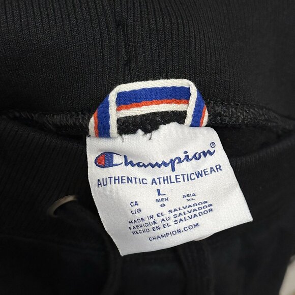 Women's Champion Drawstring Logo Fleece Jogger Sweatpants Size Large - Picture 2 of 4